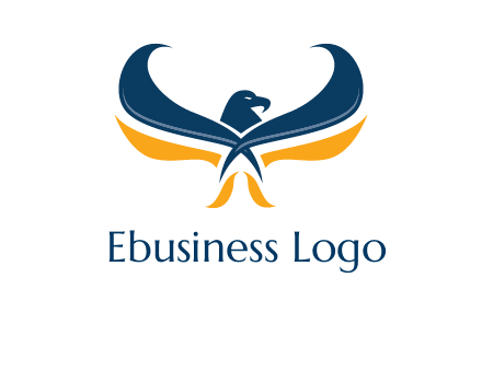 abstract eagle logo