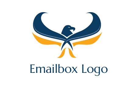 abstract eagle logo