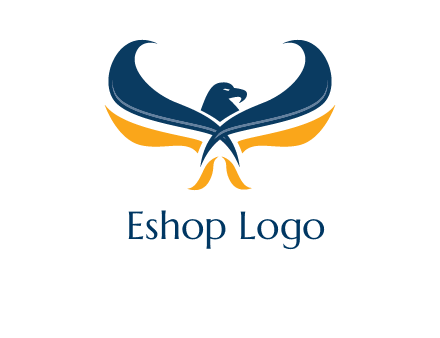 abstract eagle logo