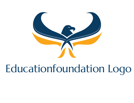 abstract eagle logo