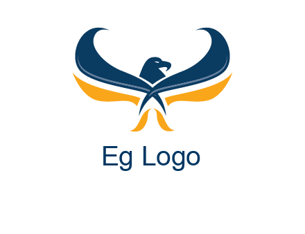 abstract eagle logo