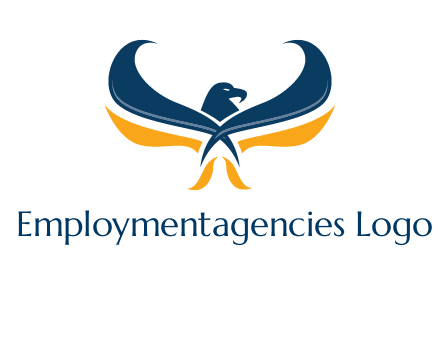abstract eagle logo