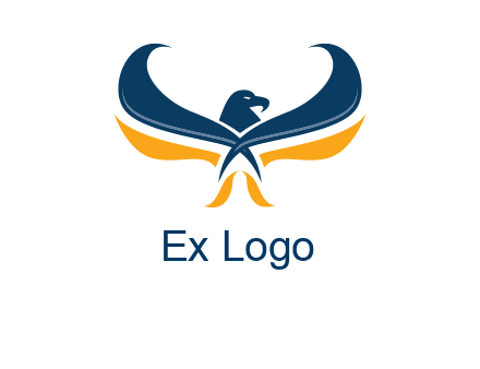 abstract eagle logo
