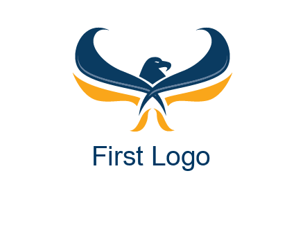 abstract eagle logo