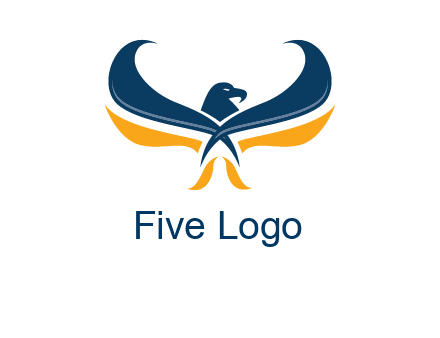 abstract eagle logo