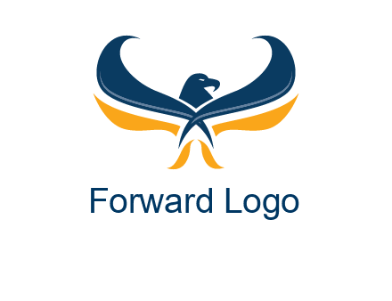 abstract eagle logo