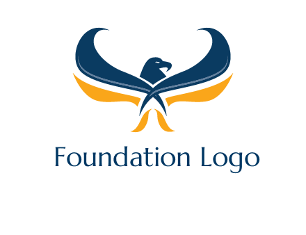 abstract eagle logo