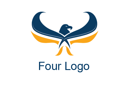 abstract eagle logo