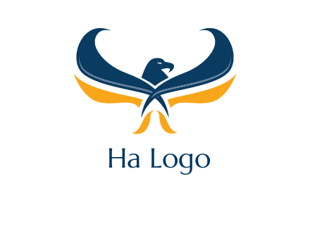 abstract eagle logo