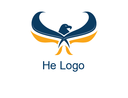 abstract eagle logo