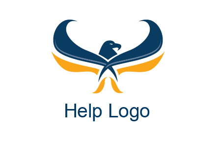 abstract eagle logo