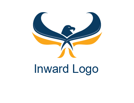 abstract eagle logo