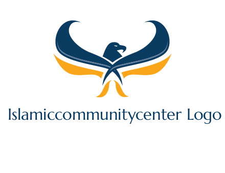 abstract eagle logo