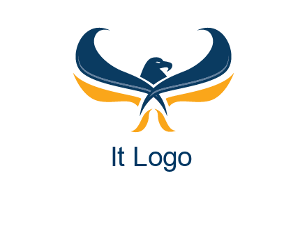 abstract eagle logo
