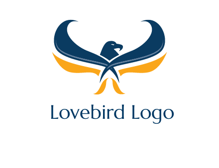 abstract eagle logo