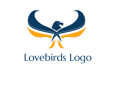 abstract eagle logo