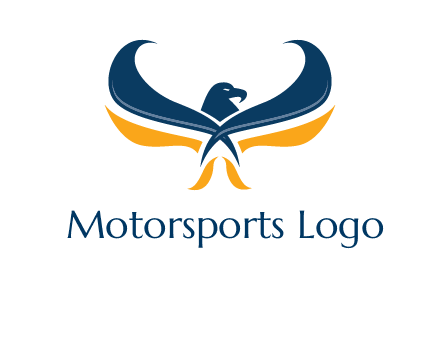 abstract eagle logo