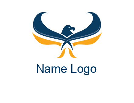 abstract eagle logo