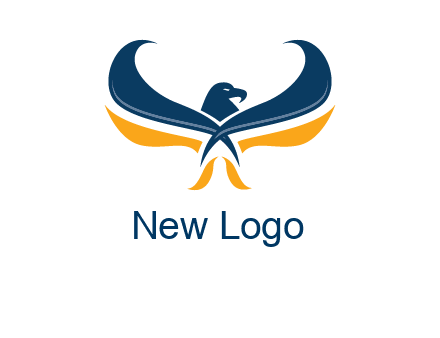 abstract eagle logo