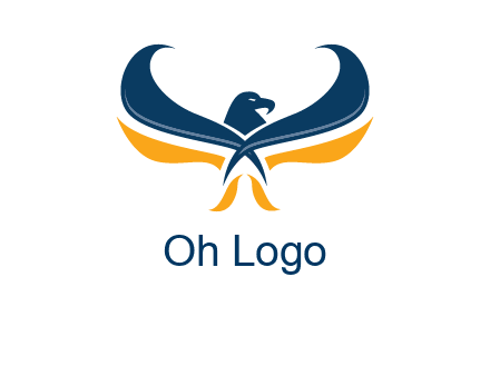 abstract eagle logo