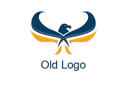 abstract eagle logo