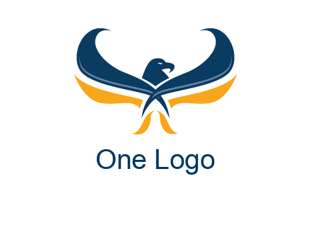 abstract eagle logo