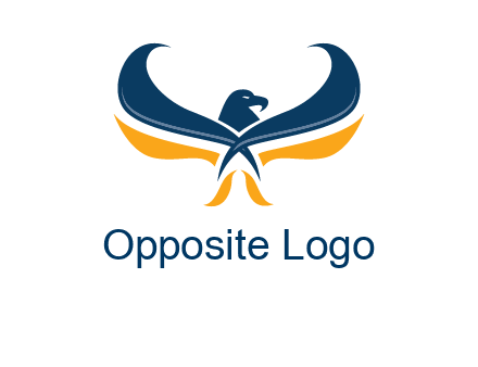 abstract eagle logo
