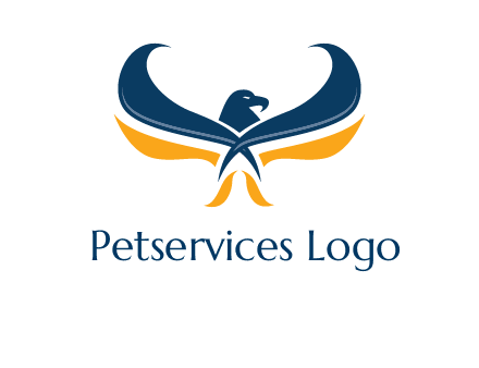 abstract eagle logo