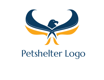 abstract eagle logo