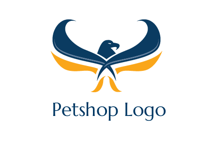 abstract eagle logo