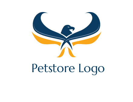 abstract eagle logo