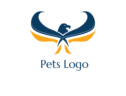 abstract eagle logo