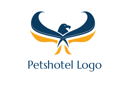 abstract eagle logo