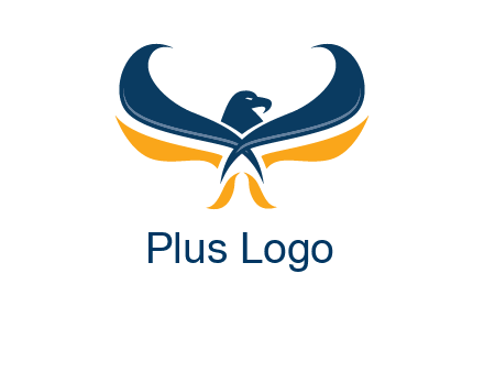 abstract eagle logo