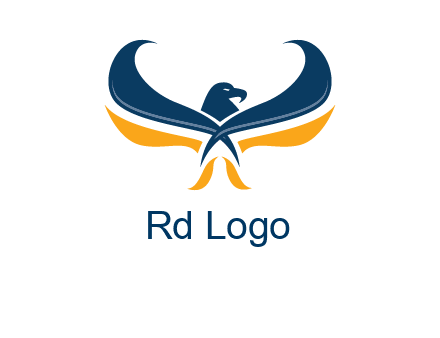 abstract eagle logo