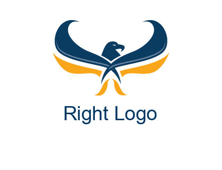 abstract eagle logo