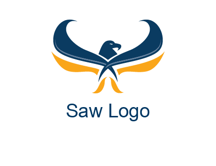abstract eagle logo