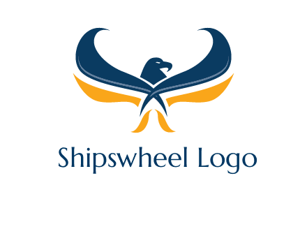 abstract eagle logo