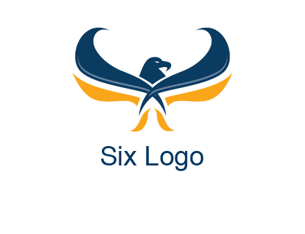 abstract eagle logo