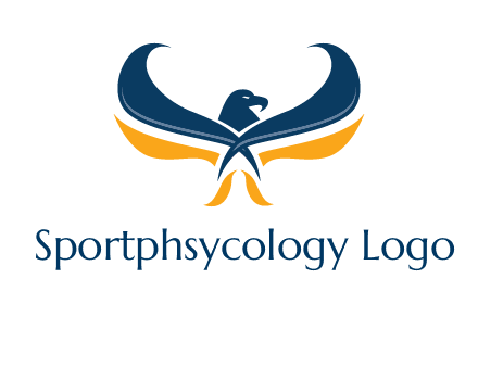 abstract eagle logo