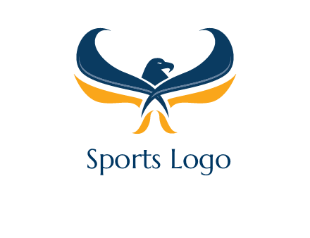 abstract eagle logo