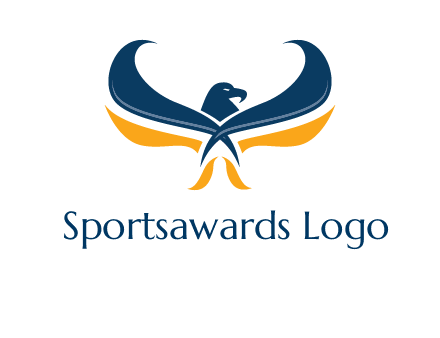 abstract eagle logo