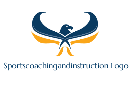 abstract eagle logo
