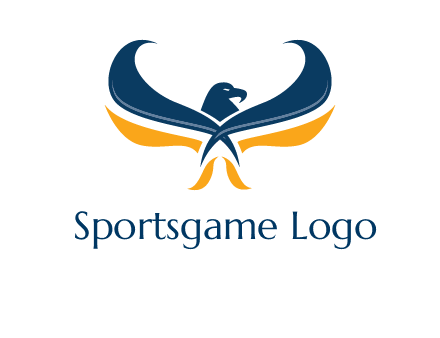 abstract eagle logo