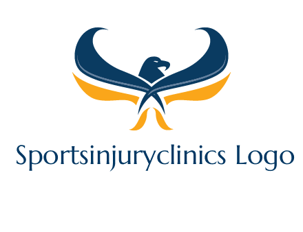 abstract eagle logo