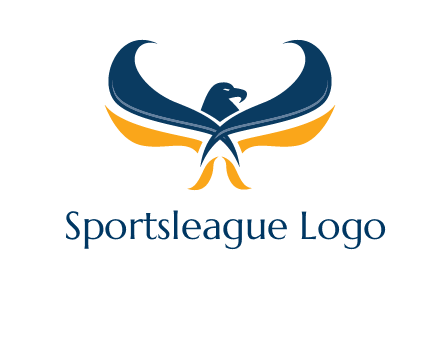 abstract eagle logo