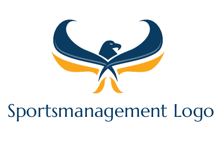 abstract eagle logo