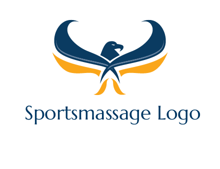 abstract eagle logo