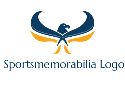 abstract eagle logo