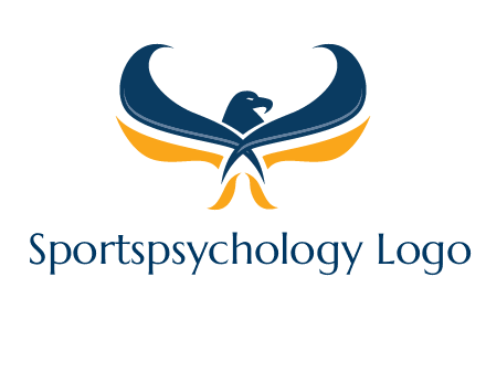 abstract eagle logo